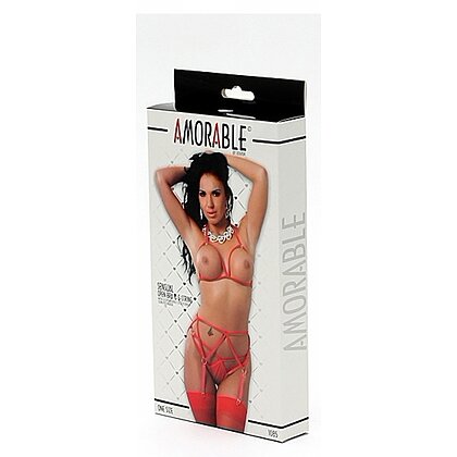 Set Amorable Big Lovable Roșu S-L