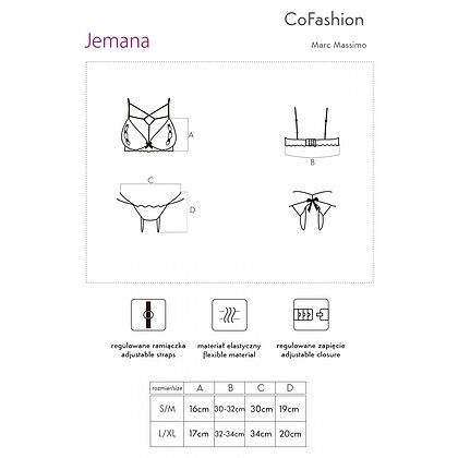 Set CoFashion Jemana Negru S-M