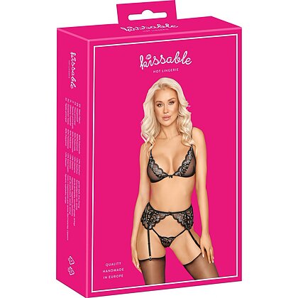 Set Kissable Evelyn Negru L-XL