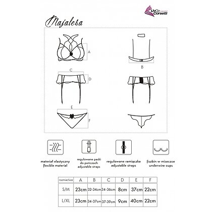 Set LivCo Majalesa Negru L-XL