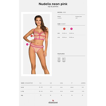 Set Obsessive Nudelia Roz S-M