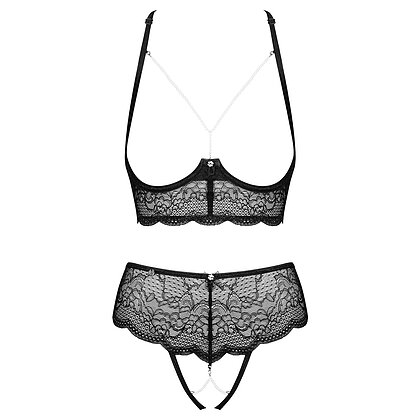 Set Obsessive Pearlove Negru S-M