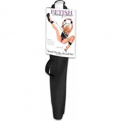 Set Spread-em Bar and Cuff Negru