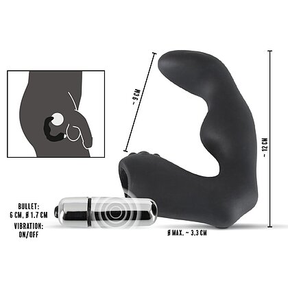 Stimulator Prostată Rebel Negru