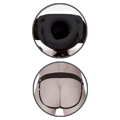 Strap-On Hollow Negru