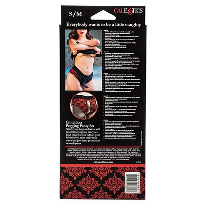 Strap-On Scandal Decupat Set S-M Negru