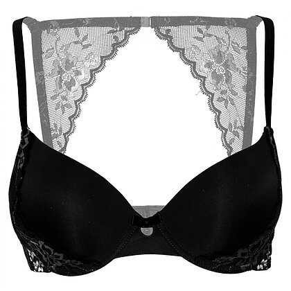 Sutien Daring Intimates Push-up Lace Racerback Negru L