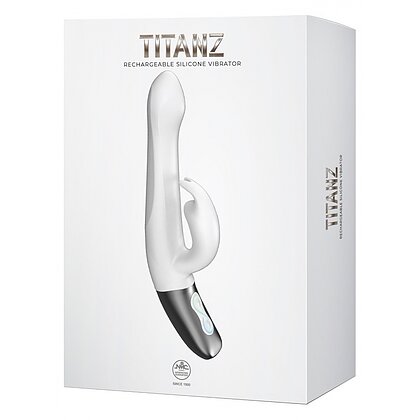 Rabbit Titanz 10+10 Funcții, Reîncărcabil, Alb