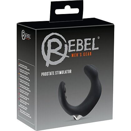 Rebel Prostate Stimulator Negru Silicon