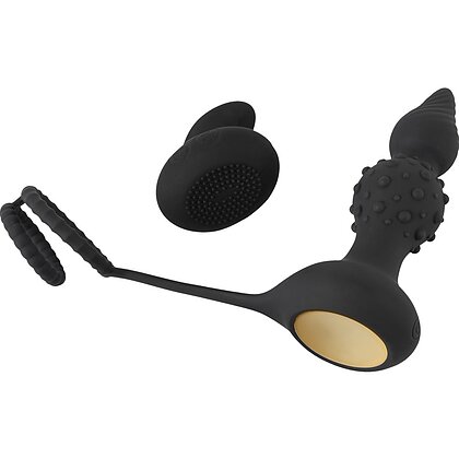 Rebel RC Dop Anal Vibrator cu Inele 10 Moduri Wireless Negru