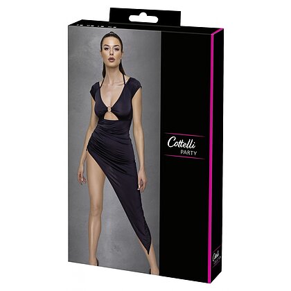 Rochie Cottelli Collection Ruffles Negru S