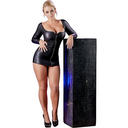 Rochie Cottelli Collection Sparkly Zip Negru S