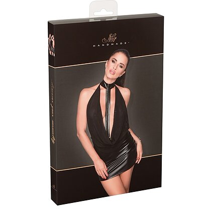 Rochie Noir Handmade Leia Negru S