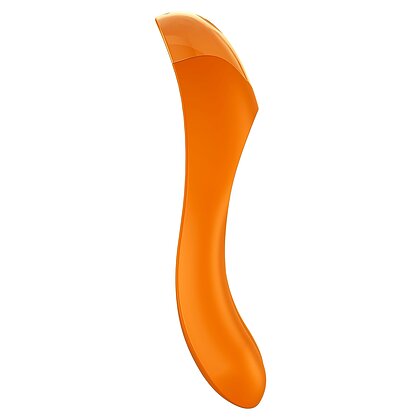 Satisfyer Candy Cane Finger Vibrator Portocaliu
