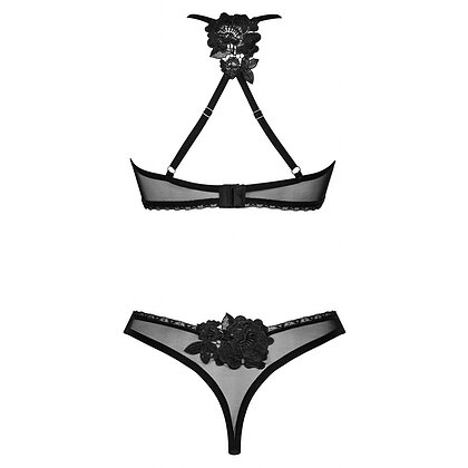 Set 2 Piese Obsessive Latinesa Negru XS-S