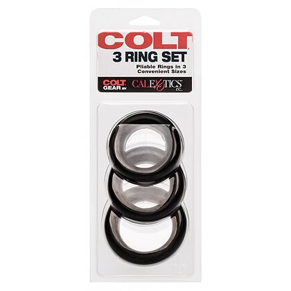 Set 3 Inele Penis COLT Negru