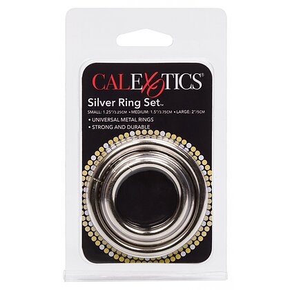 Set 3 Inele Penis Silver Ring Argintiu