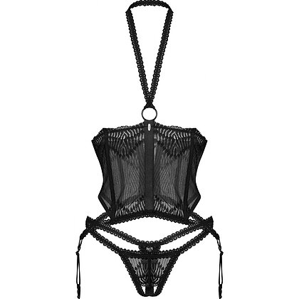 Set Obsessive Alliane Negru S-M