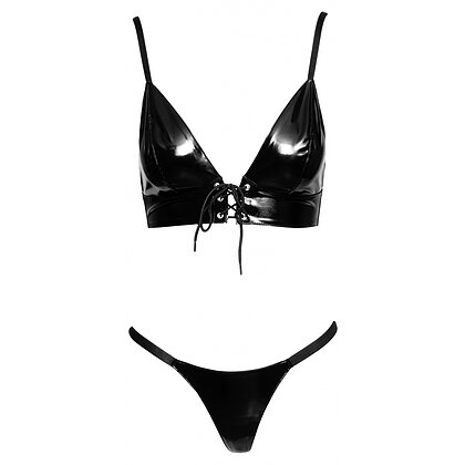 Set Black Level Vinyl Charlotte Negru XL
