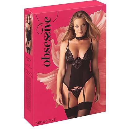 Set Corset Obsessive Donarella Negru M-L