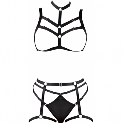 Set Cottelli Collection Irene Negru S-L