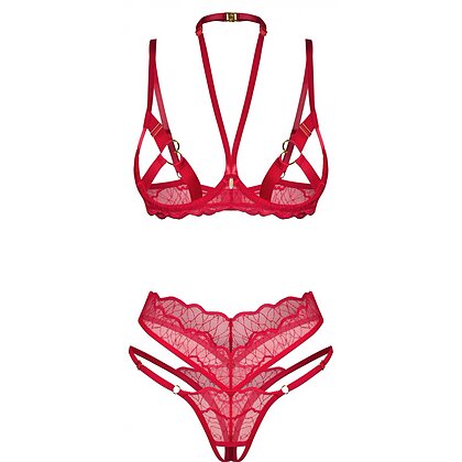 Set Obsessive Cupide Desir Roșu L-XL