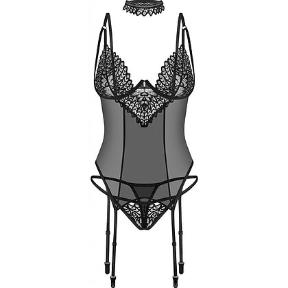 Set Corset Obsessive Donarella Negru M-L