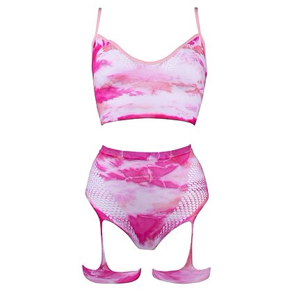 Set Le Desir Tie Dye Set Roz S-L