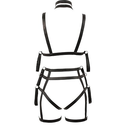 Set Lenjerie Bondage Negru L-XL