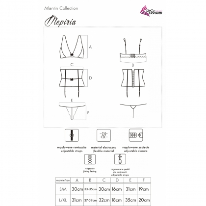 Set LivCo Mepiria Negru S-M