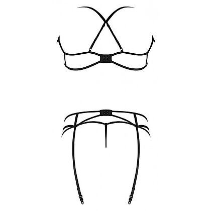 Set Magic Silk Beatrice Negru S-M