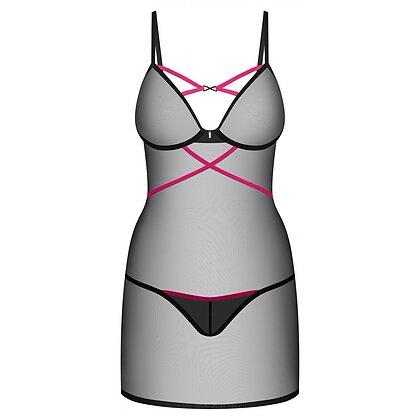 Chemise Obsessive Novenes Negru XL-2XL