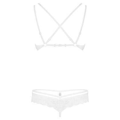 Set Obsessive 860-SET Alb L-XL