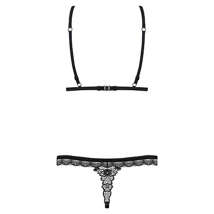 Set Obsessive 865-SET Negru L-XL