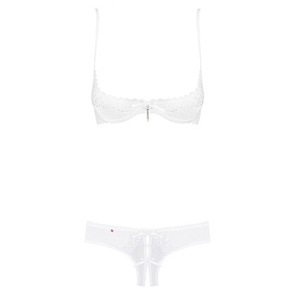 Set Obsessive Alabastra Alb L-XL