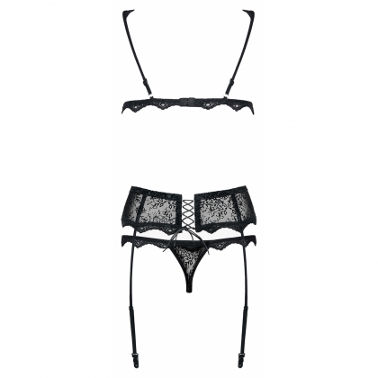 Set Obsessive Emperita Negru S-M