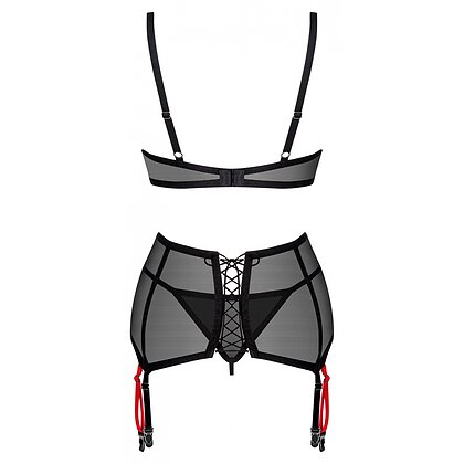 Set Obsessive Glandez 3 Piese Negru XL-2XL