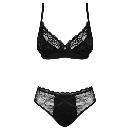 Set Obsessive Laurise Negru S-M