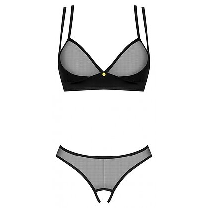 Set Obsessive Nesari Decupat 2 Piese Negru XS-S