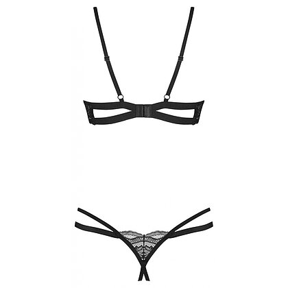 Set Obsessive Nutris Decupat Negru XS-S
