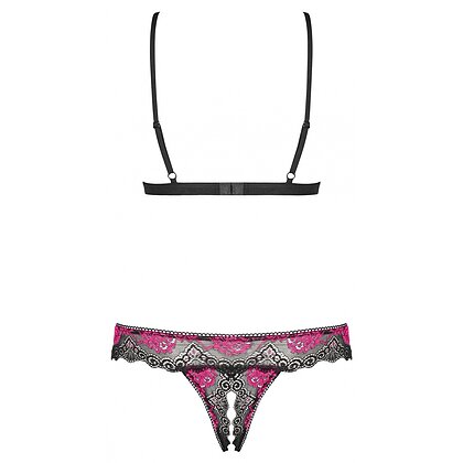 Set Obsessive Open Tulia Negru XS-S
