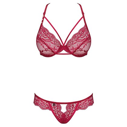 Set Obsessive Orangella Rosu S-M