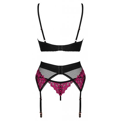 Set Obsessive Rosenty 3 Piese Roz XS-S