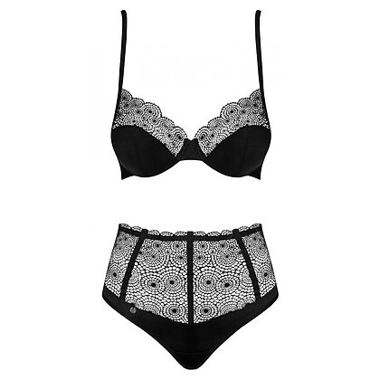 Set Obsessive Sharlotte Negru S-M