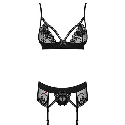 Set Obsessive Wonderia Negru S-M