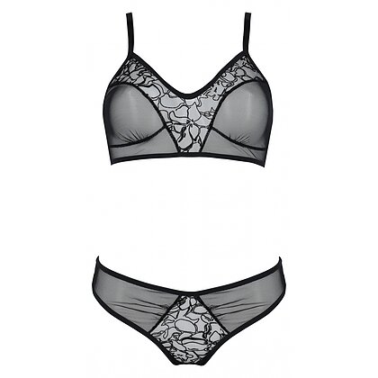 Set Passion Eco Primulă Bikini Negru L-XL