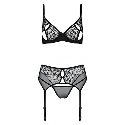 Set Passion Eco Primulă Negru L-XL