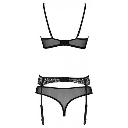 Set Passion Eco Zinnia Negru L-XL