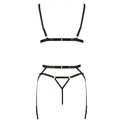 Set Passion Meggy Negru L-XL