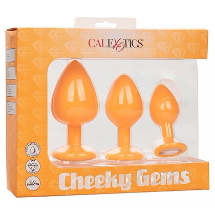 Set Plug Cheeky Gems 3 Portocaliu